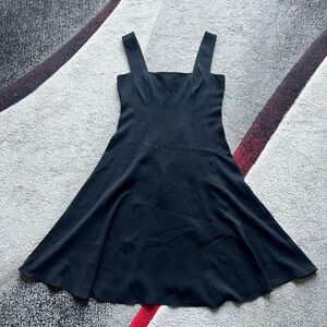 Strenesse By Gabriele Strehle Vintage Black Slip MIDI Dress